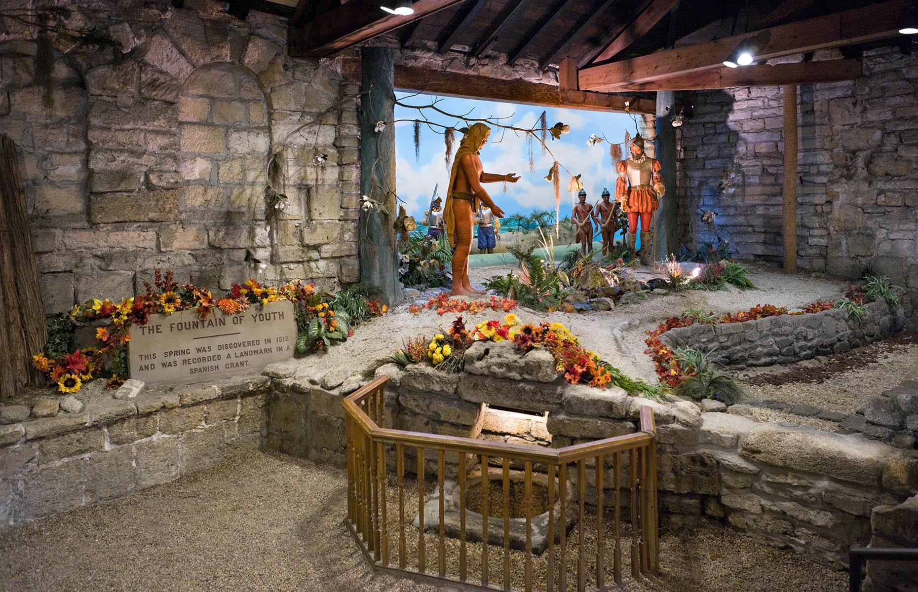 Now: Fountain of Youth, St. Augustine